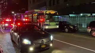 RARE CATCH OF A FDNY CTTF UNIT & FDNY EMS 1 DIVISION UNIT RESPONDING TOGETHER ON CENTRE STREET, NYC.