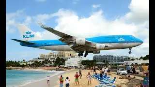 Jet Blast!  A visit to St. Maarten in the Caribbean.