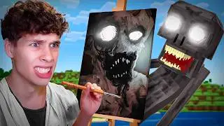 Minecraft pero Todo lo que Dibujo en la Vida REAL aparece en Minecraft