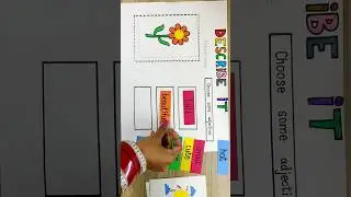 Teaching aid on Adjective| Artistic Verse #teachingaid #teachingaidmodel #artisticverse #activity