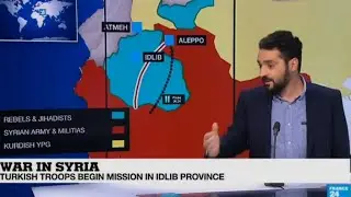 War in Syria: Turkish troops begin operation in Idlib province