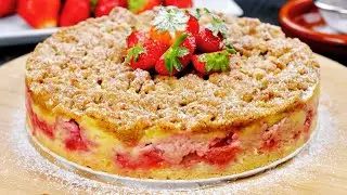 Strawberry Crumb Cake