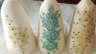 تزيين قالب السكر للحناء والخطوبة بطريقة رائعة وجد مبسطة♥️