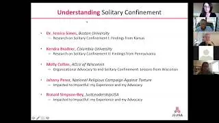Understanding Solitary Confinement Webinar