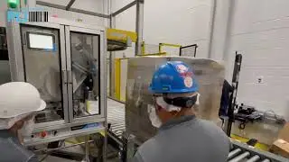 Videojet 9560 PL &ndash; Automated 3-Sided Pallet Labeling in Action