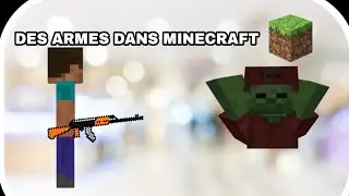 DES ARMES DANS MINECRAFT ?!! #Salut #Minecraft #Mobile #TeamKetchup #TeamChocolatNoir