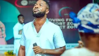 BEN OKO JNR led the congregation with a powerful worship 🔥@ Gods vision temple @Dr. Parker’s church