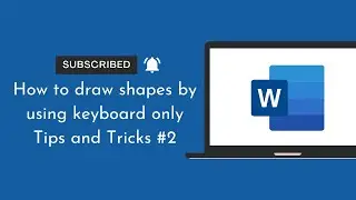Word tips and tricks #2 | Different Arrows using keyboard ONLY | MUST WATCH |