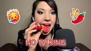 ASMR Comiendo Fritos y Dulces Picantes, SIN HABLAR | ASMR Eating Mexican Candies | 매운 것을 먹는 ASMR