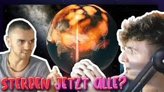 SCHWARZES LOCH neben der ERDE! Universe Sandbox Simulation | Marius Angeschrien Twitch Highlight