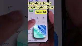 iOS 26: Set ANY Song as RINGTONE From Share Sheet #iphone #ios26 #ios