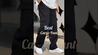 Black Cargo Pant 🖤 #mensfashion#shortsfeed#trending#viral#outfitideas#ytshorts#shorts#fashion#outfit
