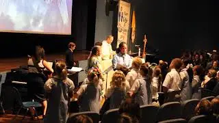 Rosarian Show Choir Sings Angels Among Us During Rosarian Week Mass
