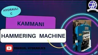 Hydraulic Kammani hammering machine Model no.DH08 clamp making machine