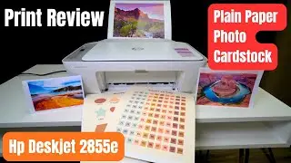 Hp Deskjet 2855e Print Review - Plain, Photo & Cardstock Paper
