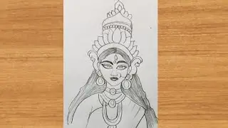 Durga Mata drawing | Durga maa pencil sketch|Navratri drawing|#durgapuja#durgamata #durgamaa#drawing