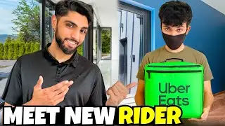 Hamza STARTS Uber Eats Delivery in the UK Today 🇬🇧