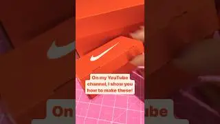 DIY Nike Shoebox - DIY Nike Box #nikeshoes #nike #shoebox #cricut #cricutdesignspace #cricutmade