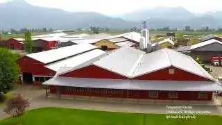 Gracemar Farms Aerial View - Featuring GEA's 60-Stall DairyProQ