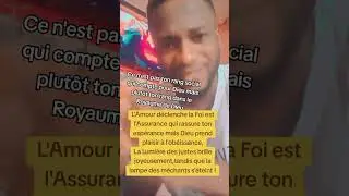 C'est la Parole de Dieu qui conditionne notre vie donc ĺa Parole de Dieu est notre position !