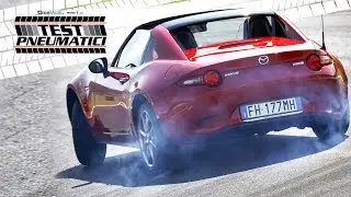 Strada e pista (anche di traverso!) con la nuova Mazda MX-5 RF  [ENG SUB]