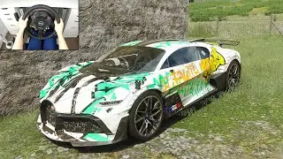 Rebuilding Bugatti Divo - Forza Horizon 4 (Steering Wheel + Shifter) Gameplay