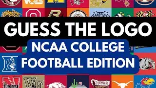 Touchdown Trivia: NCAA Football Logo Quiz 🏈🤔| Guess The Logo Quiz