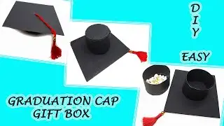 How to make DIY Graduation Cap Gift Box | Graduation Gift Ideas | DIY Paper Gift Box