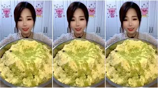 ASMR ICE EATING | MATCHA & MILK POWDER | RELAX VIDEO