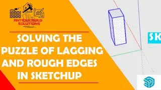Locking the Green, Red and Blue Axes in Sketchup