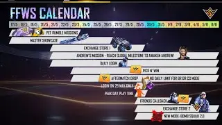 FFWS Calendar ⚡And Free rewards 🔥