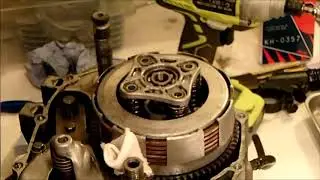Восстановление Honda CB125S, разборка двигателя PT-11
