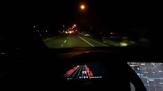 Tesla fsd beta 2020.44.10.2 night drive