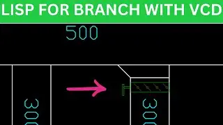 HVAC DUCT branch  drafting automatic VCD with LISP | Free Plugin