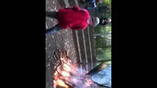 Zomaar een vuurtje met kaarsvet