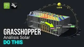 Grasshopper - Análisis Solar en Edificio 01 #grasshopper3d #grasshopper #rhinoceros3d #rhino3d
