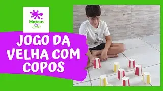 Jogo da velha com copos