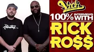 Rick Ross Wont Say a Word To VickOne | 100% Interviews w/ Dj VickOne