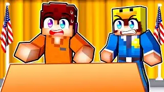Naar De RECHTBANK in Minecraft! (Survival)