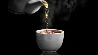 Warming tea with ginger and orange.