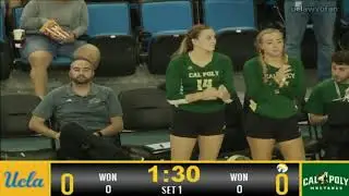 Cal Poly at UCLA - NCAA Womens Volleyball Tournament Round 2 (Dec 2nd 2017)