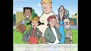 Disney`s RECESS Opening Theme - Guitar COVER + TAB