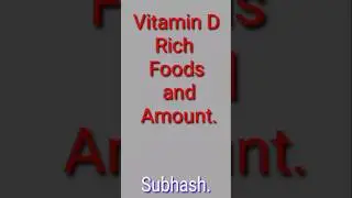 Vitamin D Rich Foods &  Amounts. #vitamind. #food #vitamindfoods #vitsmindamount #healthnaturalfoods