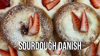 Sourdough Danish recipe | Sourdough Cream cheese danish recipe