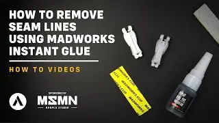 How to remove seam lines | Quick and easy way using Madworks Black Instant Glue CG-001