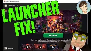 Minecraft Dungeons Launcher Fix!