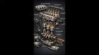 🔧 Internal Combustion Engine &ndash; Key Components & Functions