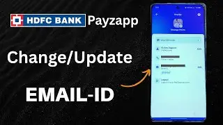 Payzap EmailID Change | HDFC Bank | Quick?