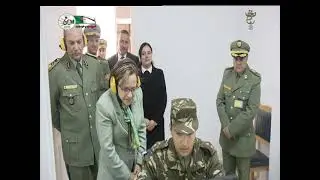 كريكو في زيارة إلى المدرسة العسكرية المتعددة التقنيات الشهيد عبد الرحمان طالب