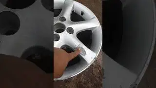 Alloy Wheel Rim damage #shorts #viralshorts #ytshorts